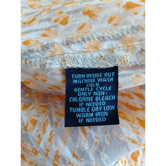 Westbound Women's Size PXL Print Cotton Pullover Tunic Top w/Orange Embroidery - Picture 8 of 8